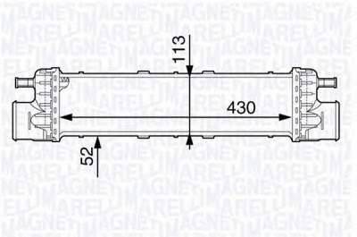 MAGNETI MARELLI 351319202520 -  Интеркулер